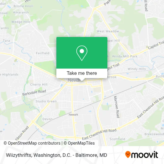 Wiizythrifts map
