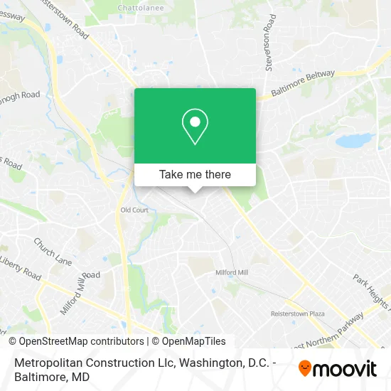 Metropolitan Construction Llc map