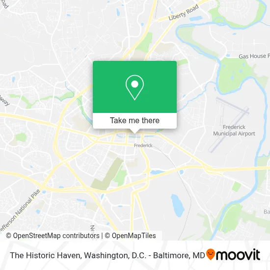 The Historic Haven map
