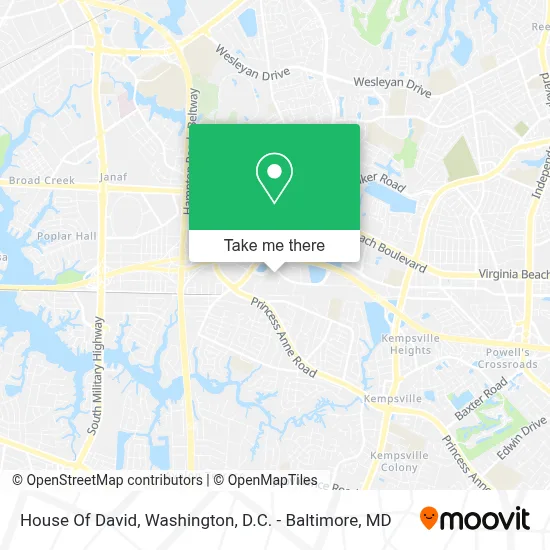 House Of David map
