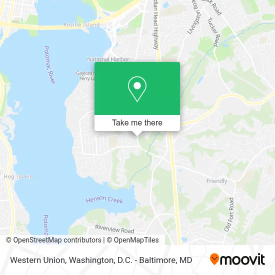 Western Union map