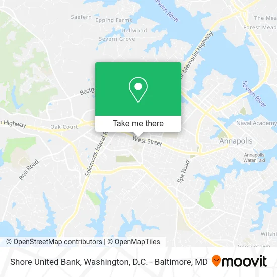 Shore United Bank map