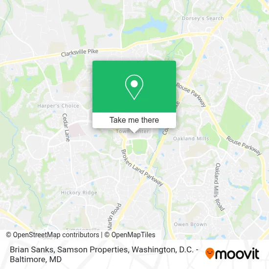 Brian Sanks, Samson Properties map