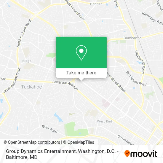 Group Dynamics Entertainment map