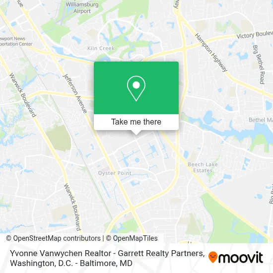Yvonne Vanwychen Realtor - Garrett Realty Partners map
