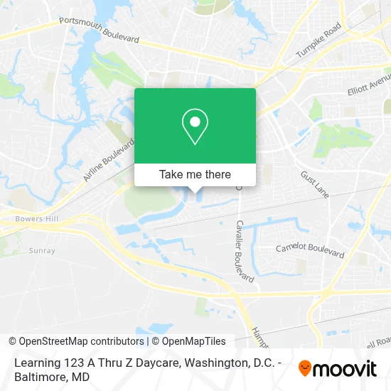Learning 123 A Thru Z Daycare map