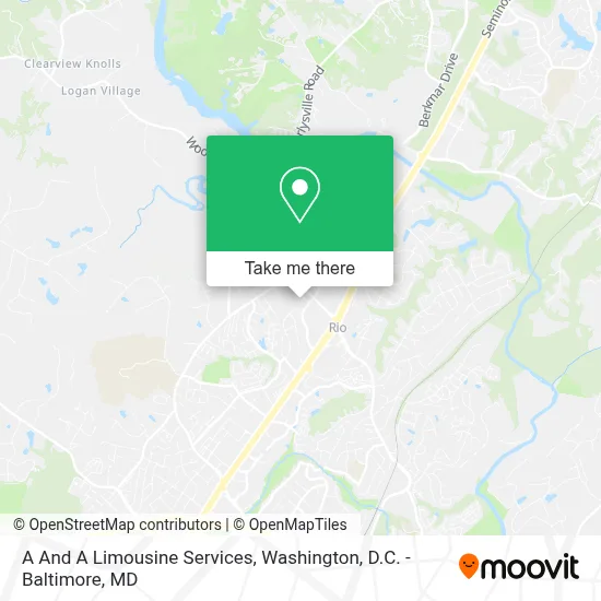 A And A Limousine Services map