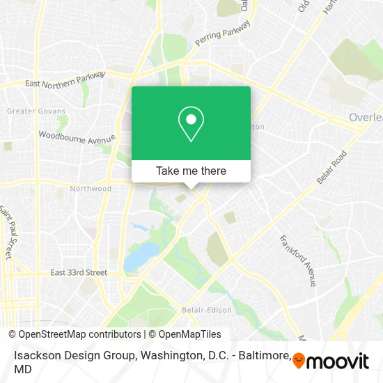 Isackson Design Group map