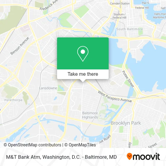 M&T Bank Atm map