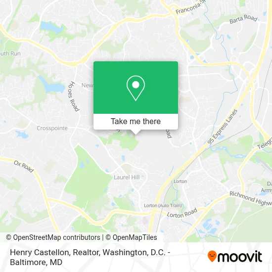 Henry Castellon, Realtor map