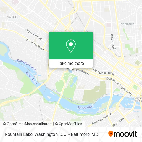 Fountain Lake map