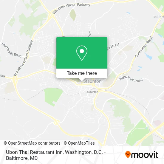 Ubon Thai Restaurant Inn map