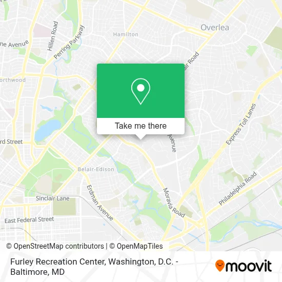 Furley Recreation Center map