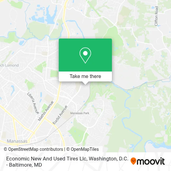 Economic New And Used Tires Llc map