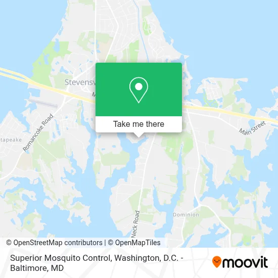 Superior Mosquito Control map