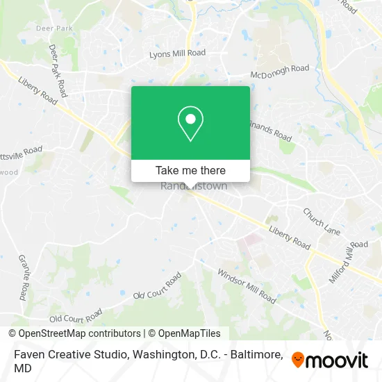 Faven Creative Studio map