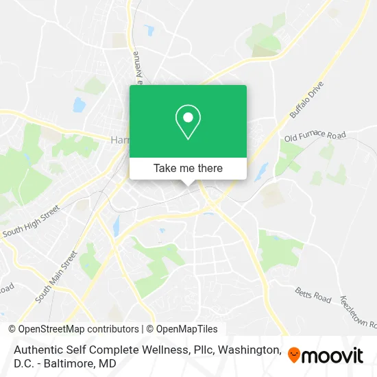 Authentic Self Complete Wellness, Pllc map