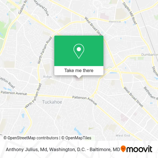 Anthony Julius, Md map