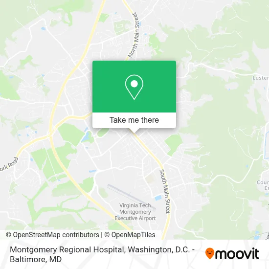 Montgomery Regional Hospital map