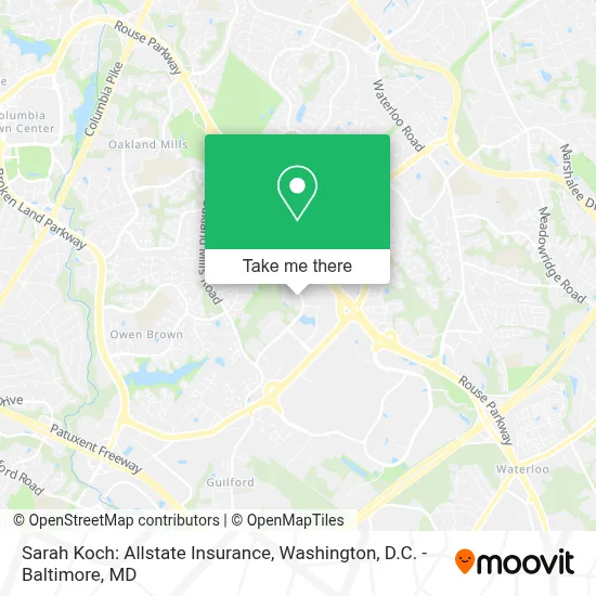 Sarah Koch: Allstate Insurance map