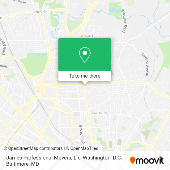 James Professional Movers, Llc map