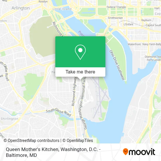 Queen Mother's Kitchen map