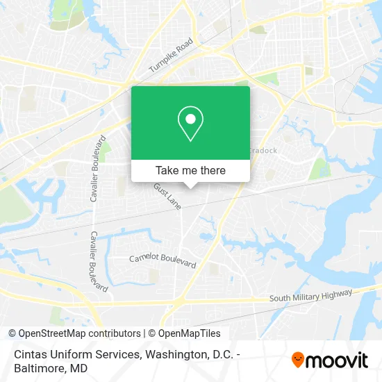 Cintas Uniform Services map