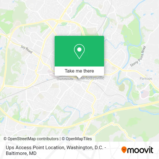 Ups Access Point Location map