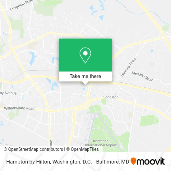 Hampton by Hilton map