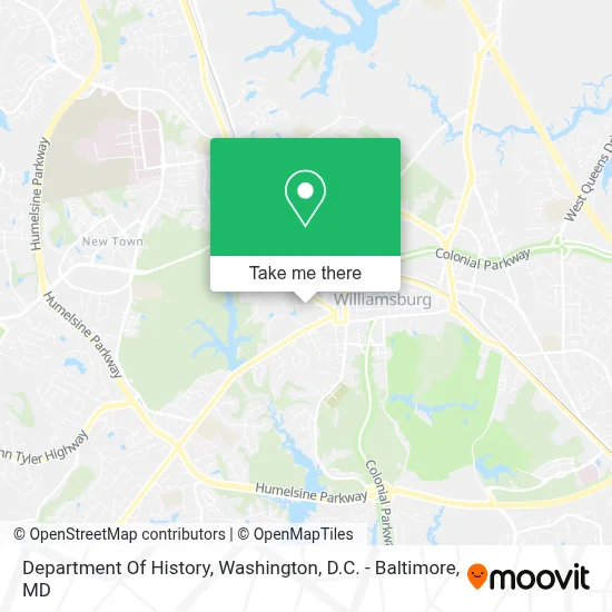 Department Of History map