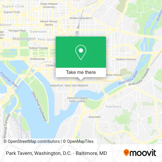 Park Tavern map