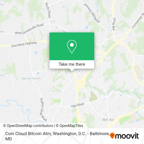 Coin Cloud Bitcoin Atm map