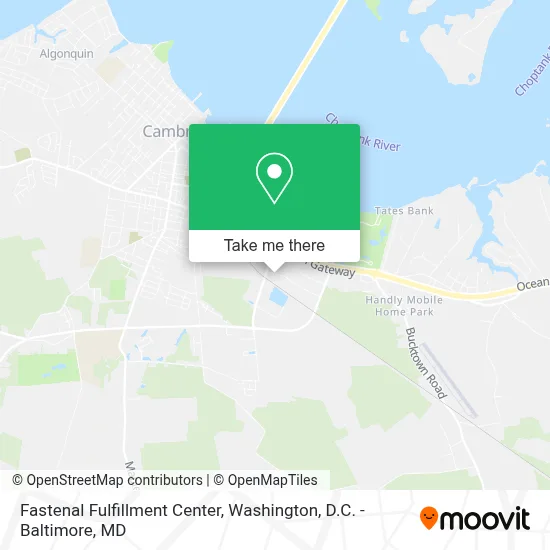 Fastenal Fulfillment Center map