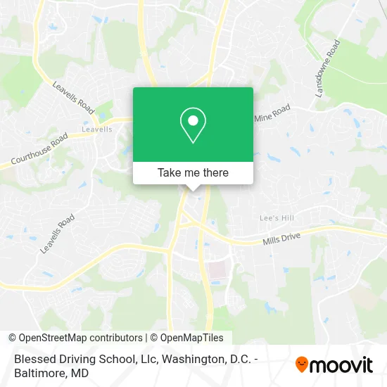 Blessed Driving School, Llc map