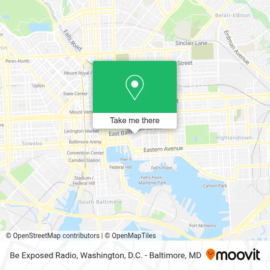 Be Exposed Radio map