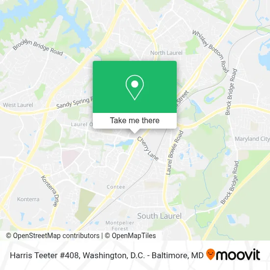 Harris Teeter #408 map