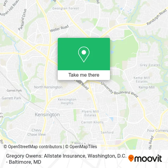 Gregory Owens: Allstate Insurance map