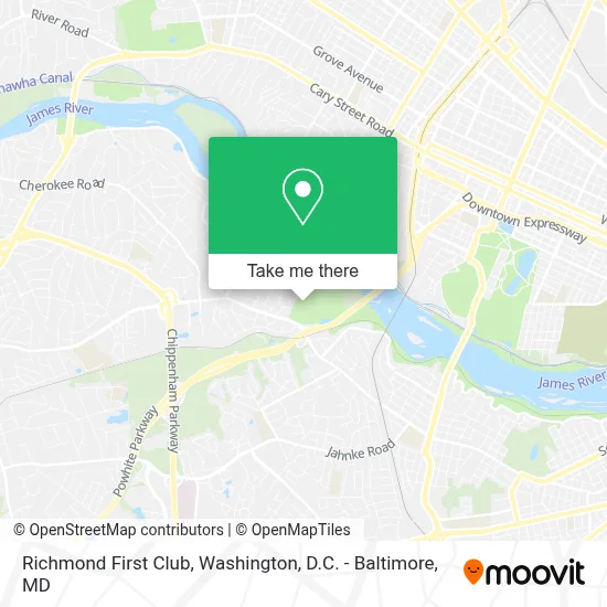 Richmond First Club map