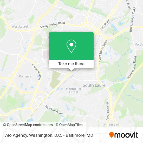 Alo Agency map