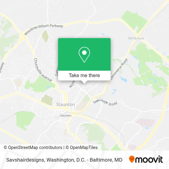 Savshairdesigns map