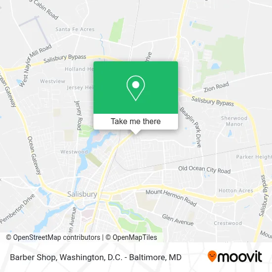 Barber Shop map