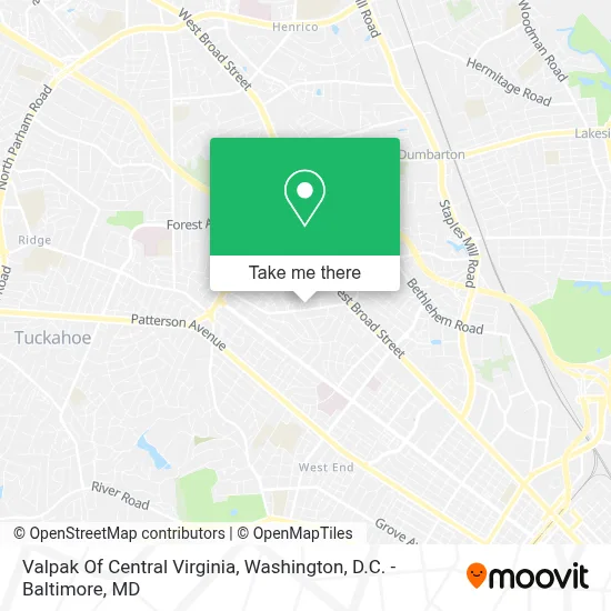 Valpak Of Central Virginia map