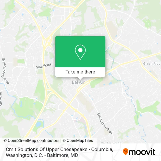 Cmit Solutions Of Upper Chesapeake - Columbia map