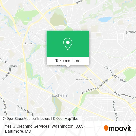 Yes'G Cleaning Services map