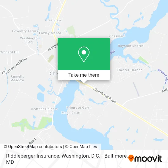 Riddleberger Insurance map