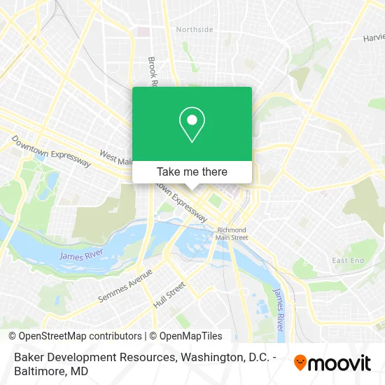Baker Development Resources map