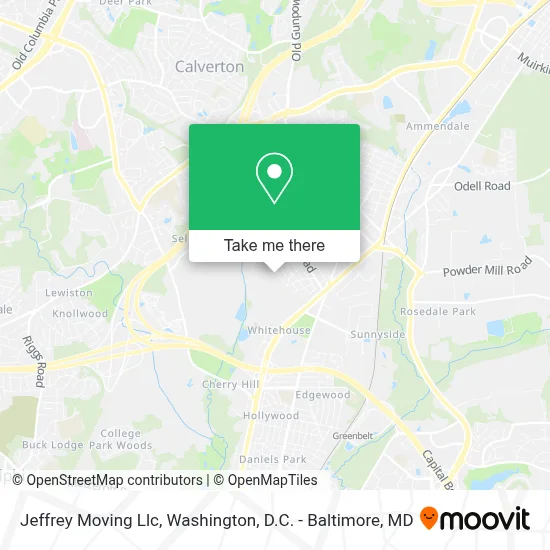 Jeffrey Moving Llc map