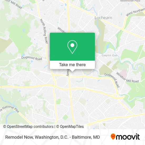 Remodel Now map