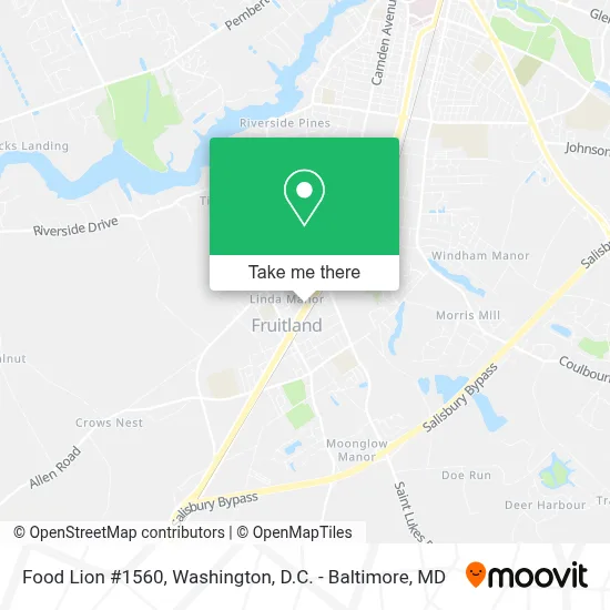 Food Lion #1560 map