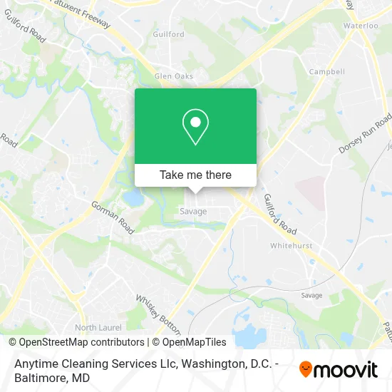 Anytime Cleaning Services Llc map